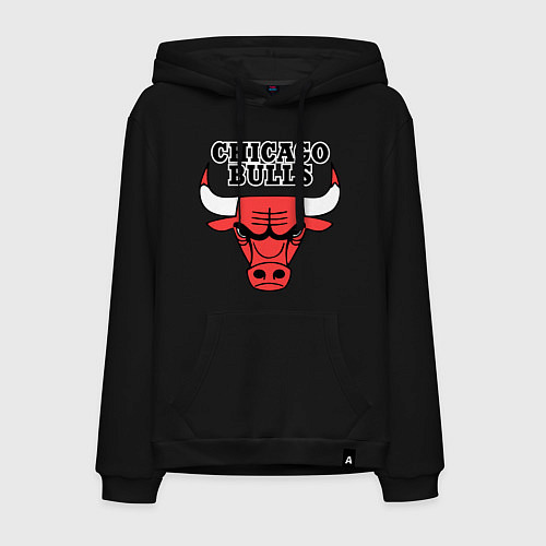 Мужская толстовка-худи Chicago Bulls / Черный – фото 1