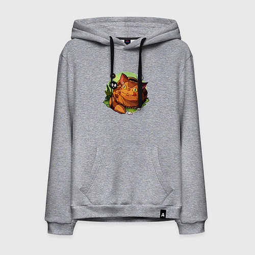 Мужская толстовка-худи Котобус и сусуватари - мой сосед Тоторо / Меланж – фото 1