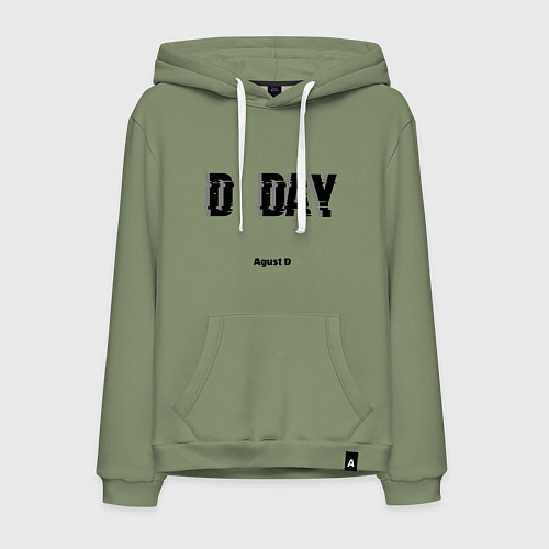 Мужская толстовка-худи D DAY Agust D / Авокадо – фото 1