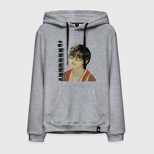 Мужская толстовка-худи Тэхен и Чонгук / Меланж – фото 1