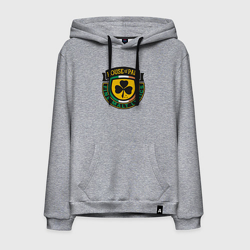 Мужская толстовка-худи House of pain / Меланж – фото 1