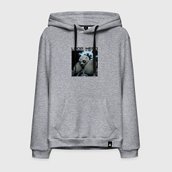 Толстовка-худи хлопковая мужская Лич - Loop Hero, цвет: меланж