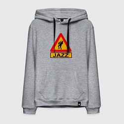 Толстовка-худи хлопковая мужская Стиль джаз, цвет: меланж