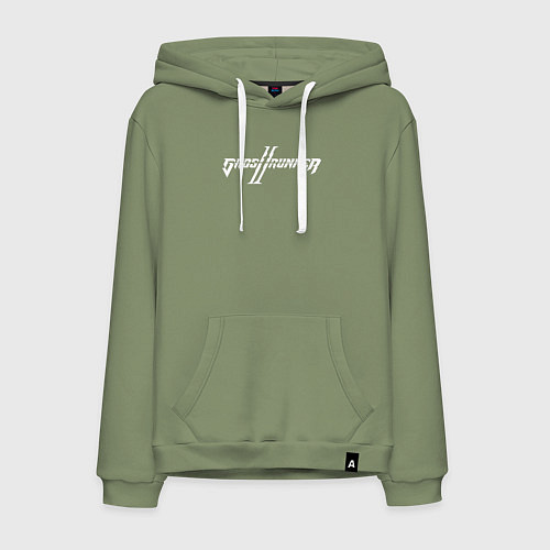 Мужская толстовка-худи Ghostrunner 2 logo / Авокадо – фото 1