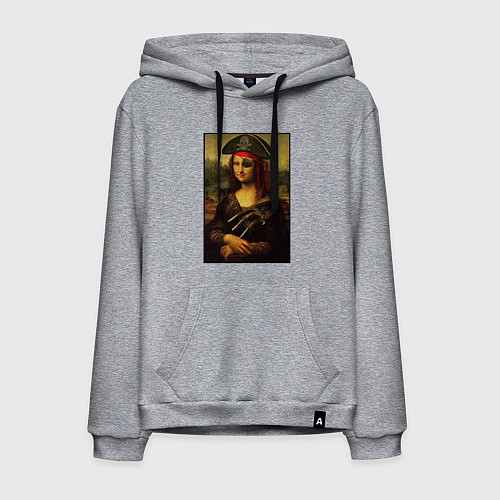 Мужская толстовка-худи Gioconda - pirat / Меланж – фото 1