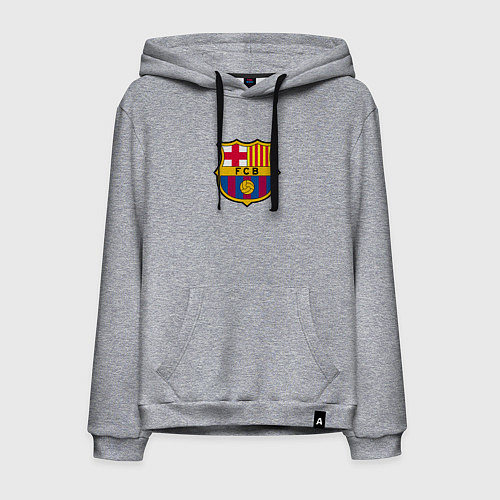 Мужская толстовка-худи Barcelona fc sport / Меланж – фото 1