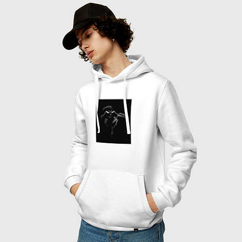 Мужская толстовка-худи Xo weeknd / Белый – фото 3