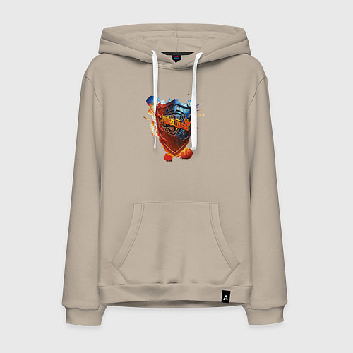 Мужская толстовка-худи Album Invincible Shield - Judas Priest / Миндальный – фото 1