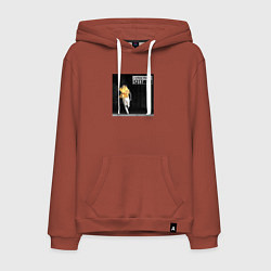 Толстовка-худи хлопковая мужская Sport frei - Lindemann, цвет: кирпичный