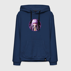 Толстовка-худи хлопковая мужская Кёко Киригири: Danganronpa, цвет: тёмно-синий