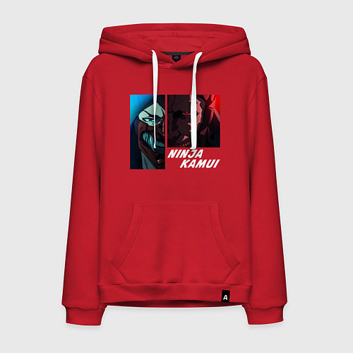 Мужская толстовка-худи Ниндзя Камуи - Хитан / Красный – фото 1