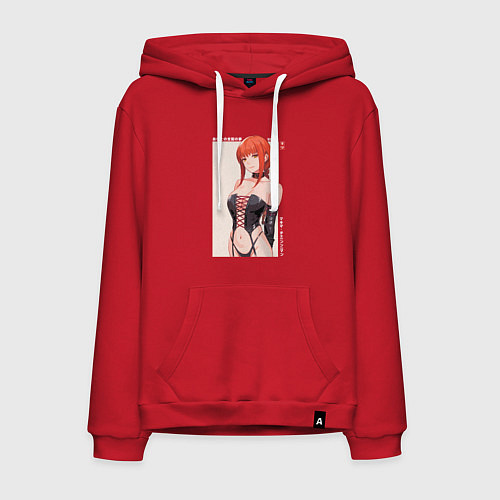 Мужская толстовка-худи Макима в корсете / Красный – фото 1