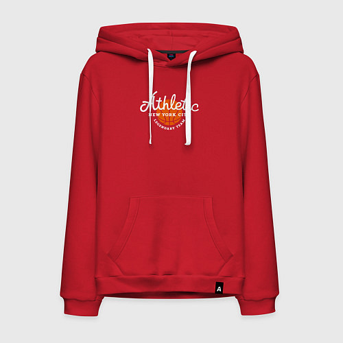 Мужская толстовка-худи Athletic basketball / Красный – фото 1