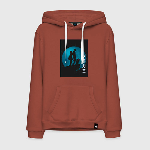 Мужская толстовка-худи Бездомный бог Юкинэ / Кирпичный – фото 1