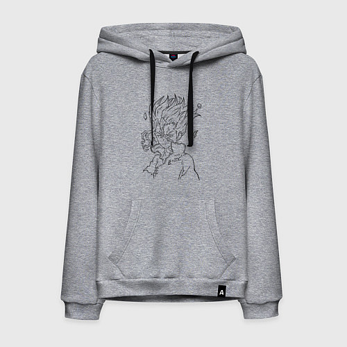 Мужская толстовка-худи Сэнку / Меланж – фото 1