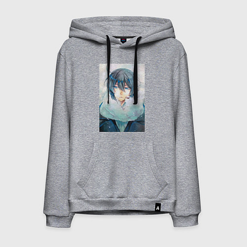 Мужская толстовка-худи Ванитас / Меланж – фото 1