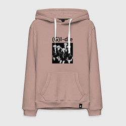 Толстовка-худи хлопковая мужская G I-dle группа в стиле империи, цвет: пыльно-розовый
