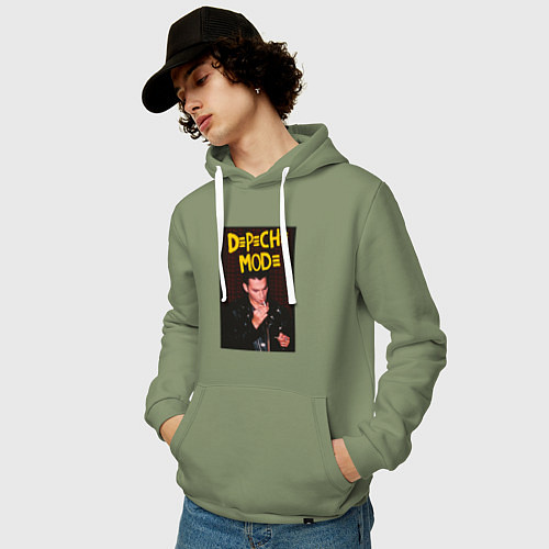 Мужская толстовка-худи Depeche Mode Dave / Авокадо – фото 3
