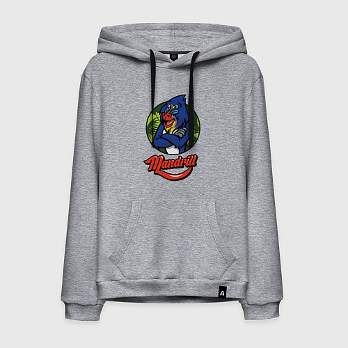 Мужская толстовка-худи Mandrill / Меланж – фото 1