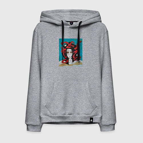 Мужская толстовка-худи Medusa the Gorgon / Меланж – фото 1