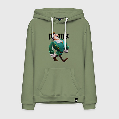 Мужская толстовка-худи Остров сокровищ - Ливси идет под фонк / Авокадо – фото 1