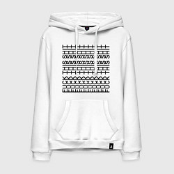 Мужская толстовка-худи Fuck this shit pattern