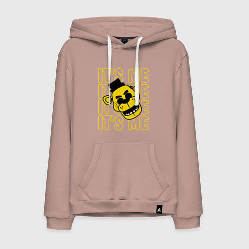 Мужская толстовка-худи It's me Freddy / Пыльно-розовый – фото 1