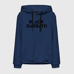 Толстовка-худи хлопковая мужская Black Sabbath, цвет: тёмно-синий