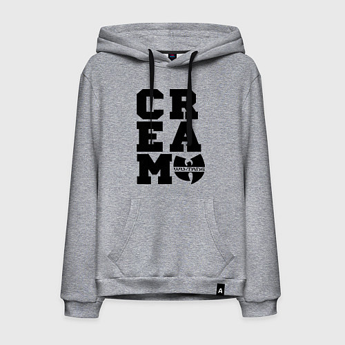 Мужская толстовка-худи Wu tang clan / Меланж – фото 1