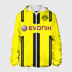 Куртка с капюшоном мужская BVB FC: Evonik, цвет: 3D-белый