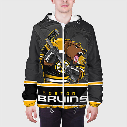 Мужская куртка Boston Bruins / 3D-Белый – фото 3