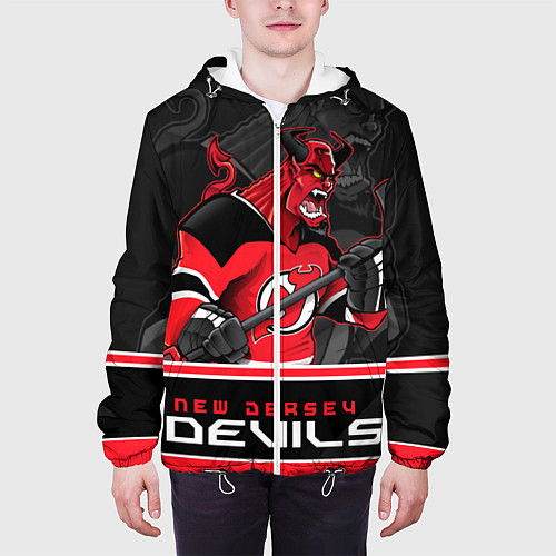 Мужская куртка New Jersey Devils / 3D-Белый – фото 3
