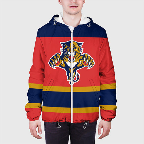 Мужская куртка Florida Panthers / 3D-Белый – фото 3