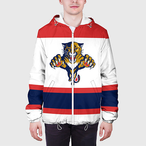 Мужская куртка Florida Panthers / 3D-Белый – фото 3