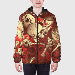 Куртка с капюшоном мужская Cs:go - Styx Famas style, цвет: 3D-черный — фото 2