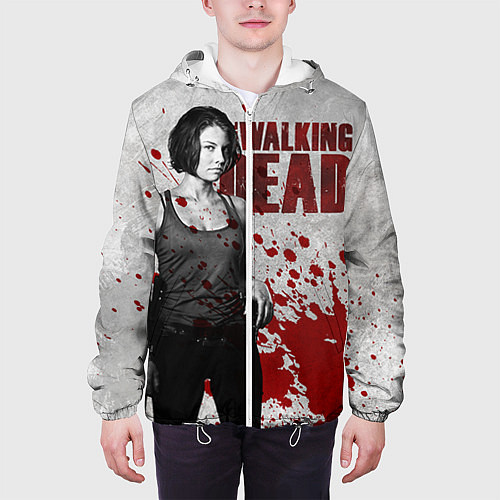 Мужская куртка Walking Dead: Maggie Green / 3D-Белый – фото 3