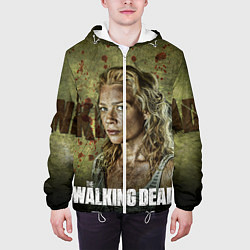 Куртка с капюшоном мужская Ходячие мертвецы: Бет Грин, цвет: 3D-белый — фото 2