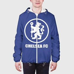 Куртка с капюшоном мужская Chelsea FC, цвет: 3D-белый — фото 2