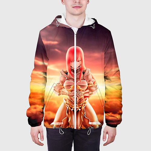 Мужская куртка Fairy Tail / 3D-Белый – фото 3