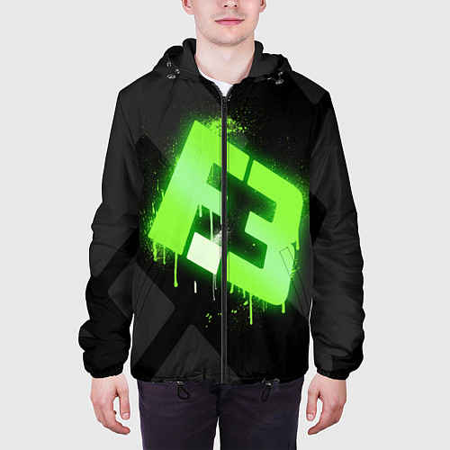 Мужская куртка Flipsid3: Black collection / 3D-Черный – фото 3