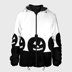 Куртка с капюшоном мужская Хэллоуин, цвет: 3D-черный