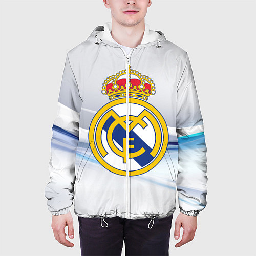 Мужская куртка Реал Мадрид / 3D-Белый – фото 3