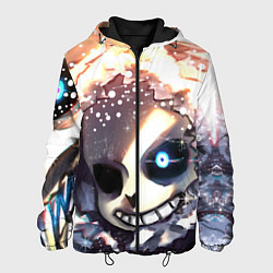 Куртка с капюшоном мужская Sans and snow, цвет: 3D-черный