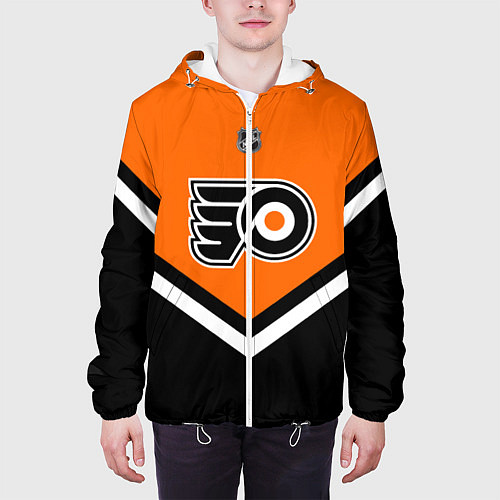 Мужская куртка NHL: Philadelphia Flyers / 3D-Белый – фото 3