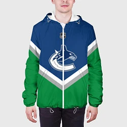 Куртка с капюшоном мужская NHL: Vancouver Canucks, цвет: 3D-белый — фото 2