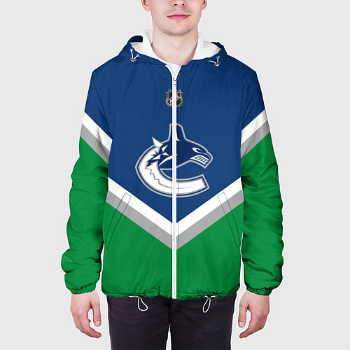 Мужская куртка NHL: Vancouver Canucks / 3D-Белый – фото 3