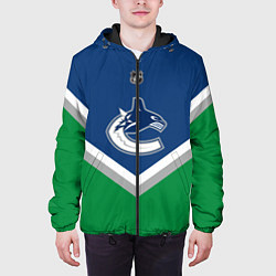 Куртка с капюшоном мужская NHL: Vancouver Canucks цвета 3D-черный — фото 2