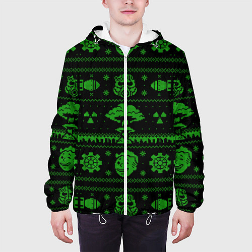 Мужская куртка Ядерная зима / 3D-Белый – фото 3