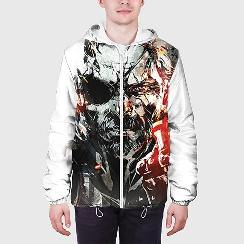 Мужская куртка Metal gear solid 5 / 3D-Белый – фото 3