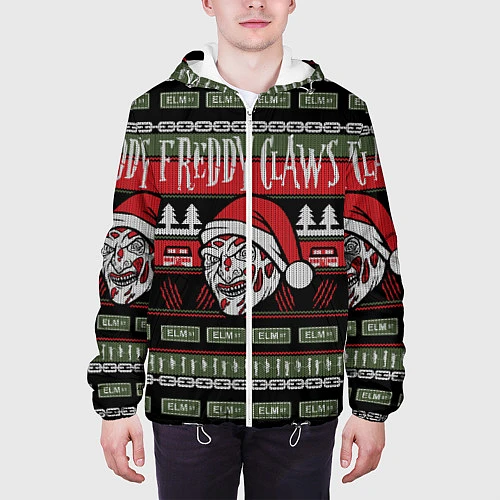 Мужская куртка Freddy Christmas / 3D-Белый – фото 3